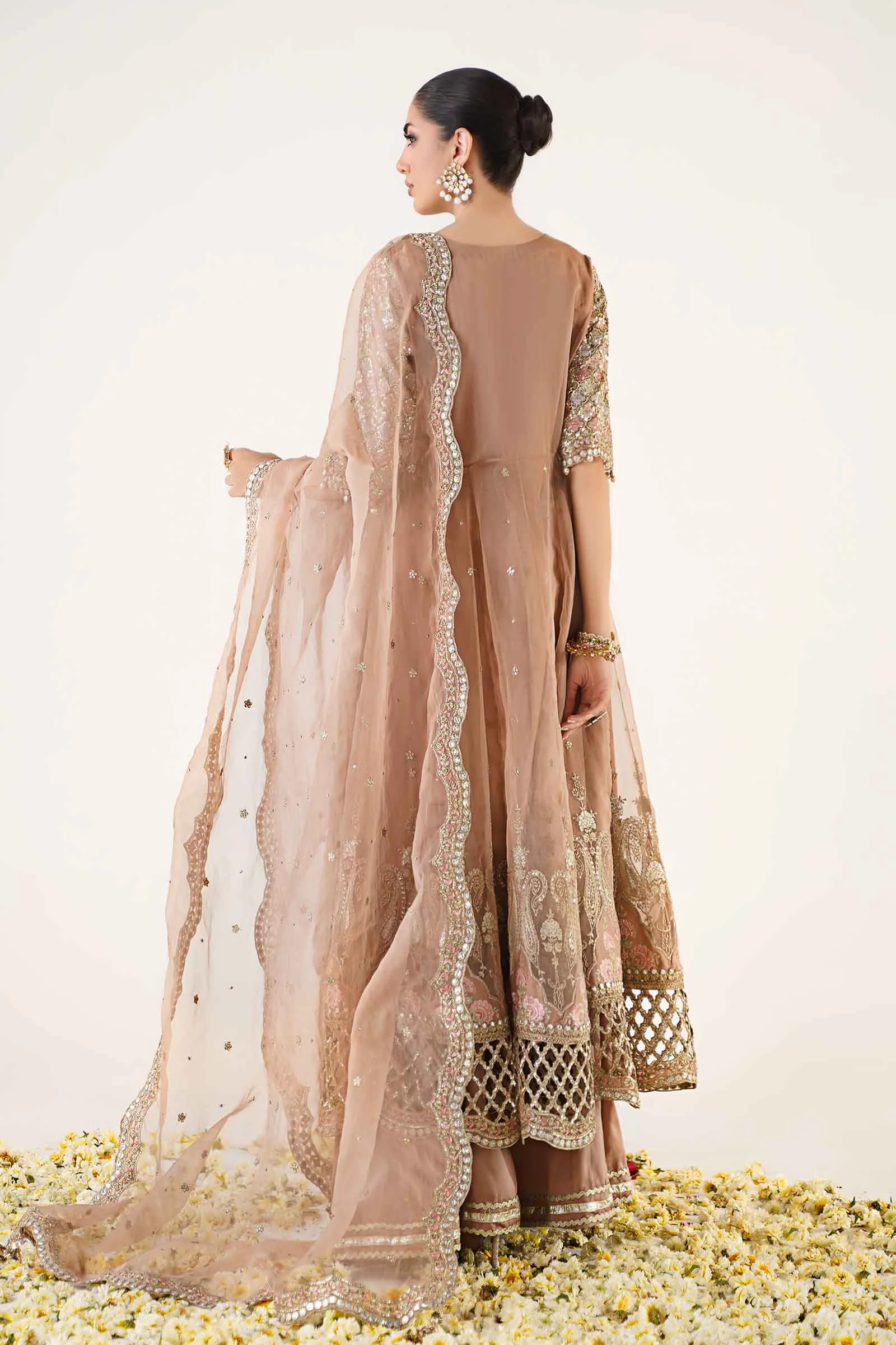 3 Piece Embroidered Organza Suit | SF-EA24-31