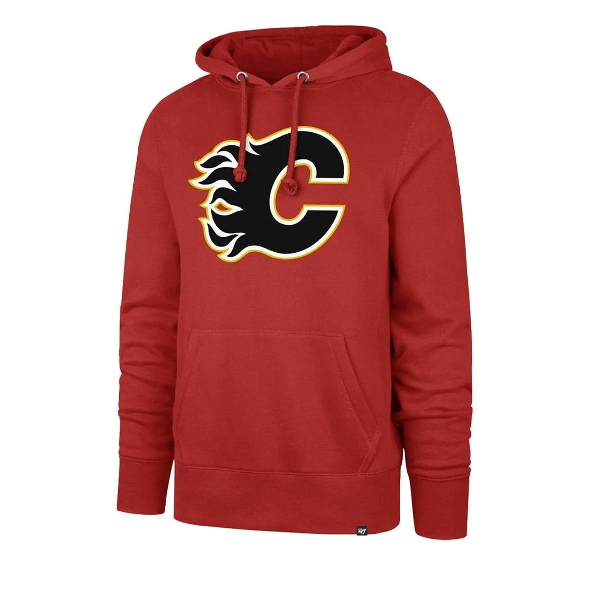 47 Brand Imprint Headline Pullover Mens Hoodie - Calgary Flames