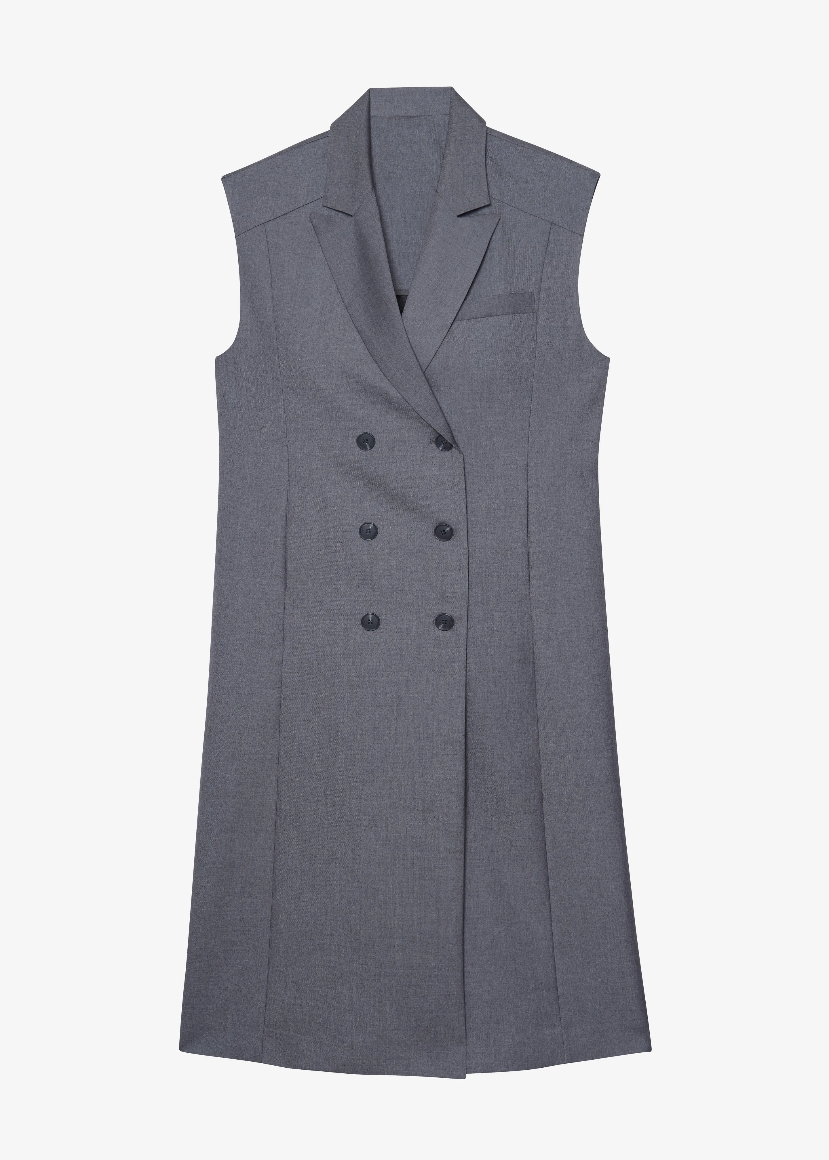 Alynn Vest Dress - Grey