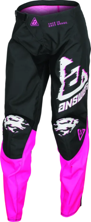 Answer 23.5 Syncron Meltdown Pant Black/Magenta/Grey Womens Size - 10 Regular