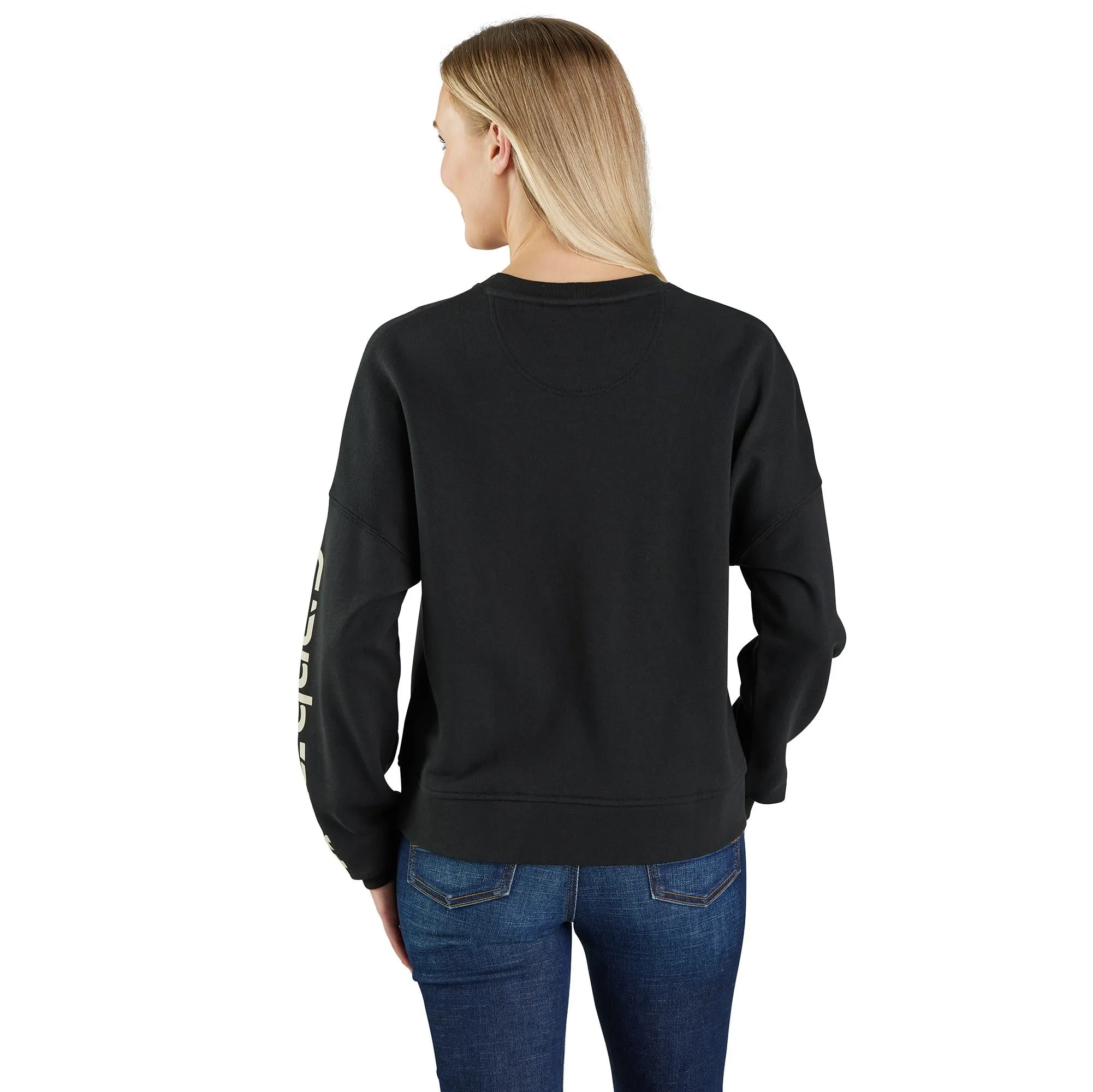 Carhartt Women's TENCEL Loose Fit Graphic Sleeve Sweatshirt