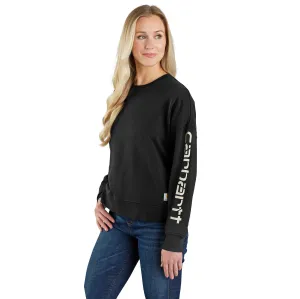 Carhartt Women's TENCEL Loose Fit Graphic Sleeve Sweatshirt