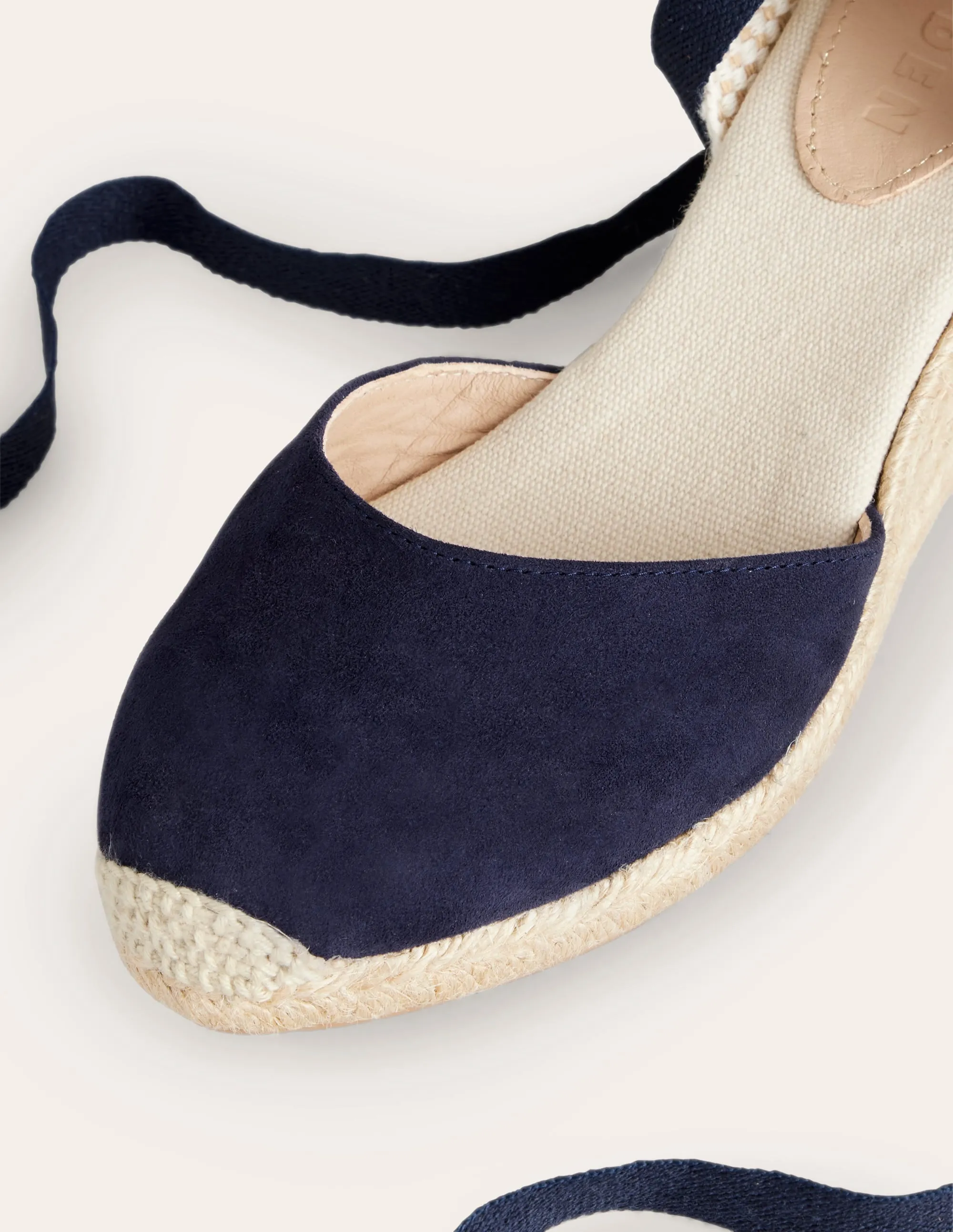 Cassie Espadrille Wedge-Navy