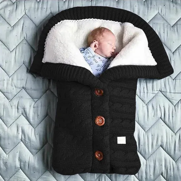 Cozy Warm Knitted Infants Sleeping Envelope - 8 Colors