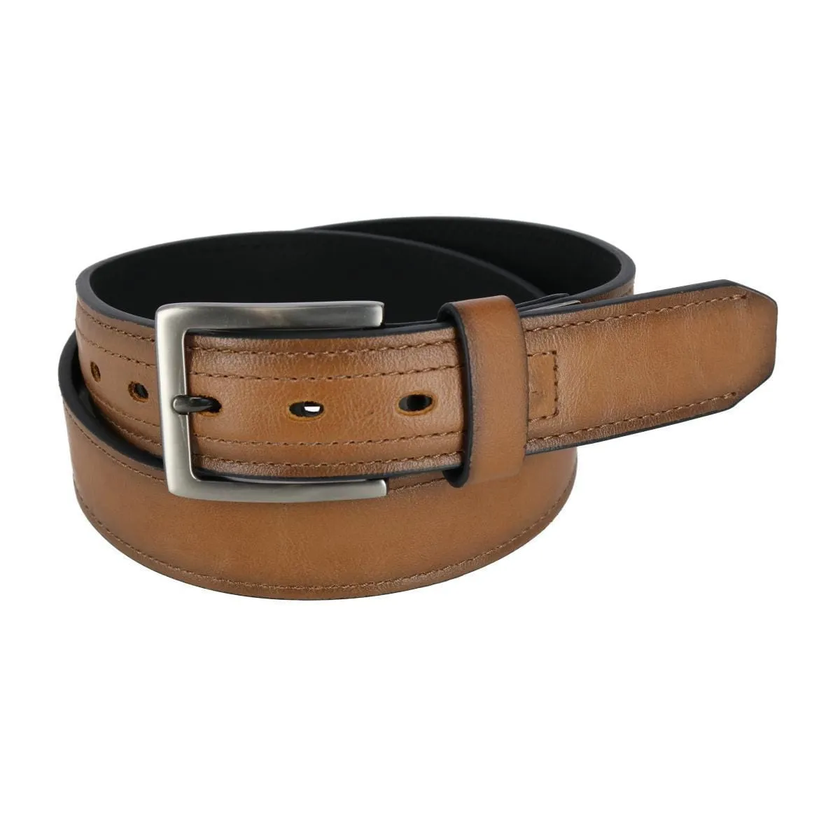 Dickies Men's Reinforced Leather 1 1/2 Inch Work Belt