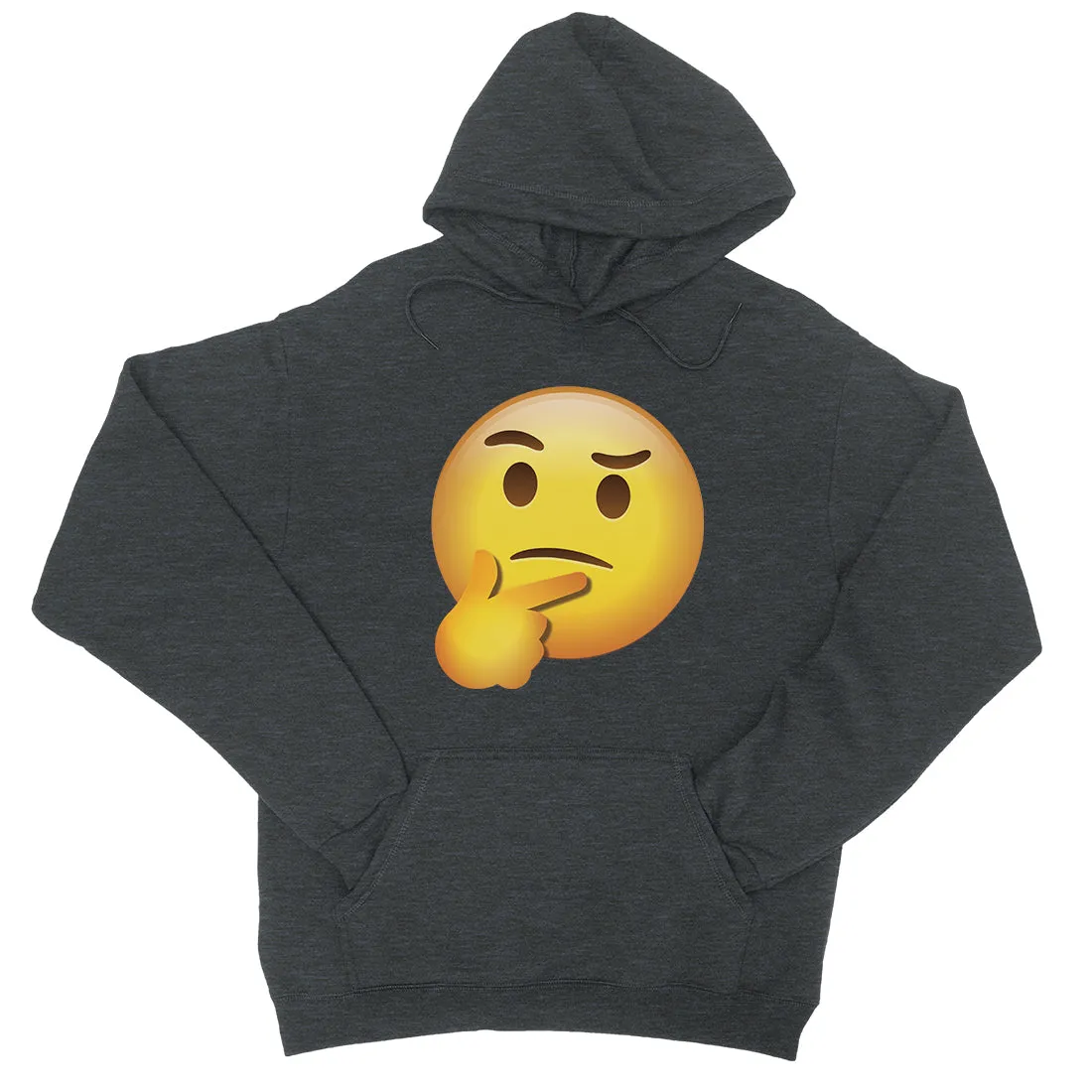 Emoji-Thinking Unisex Pullover Hoodie Educated Thoughtful Halloween