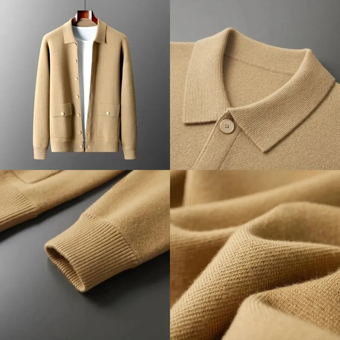 Essential Cashmere Jacket - Cross & Crown