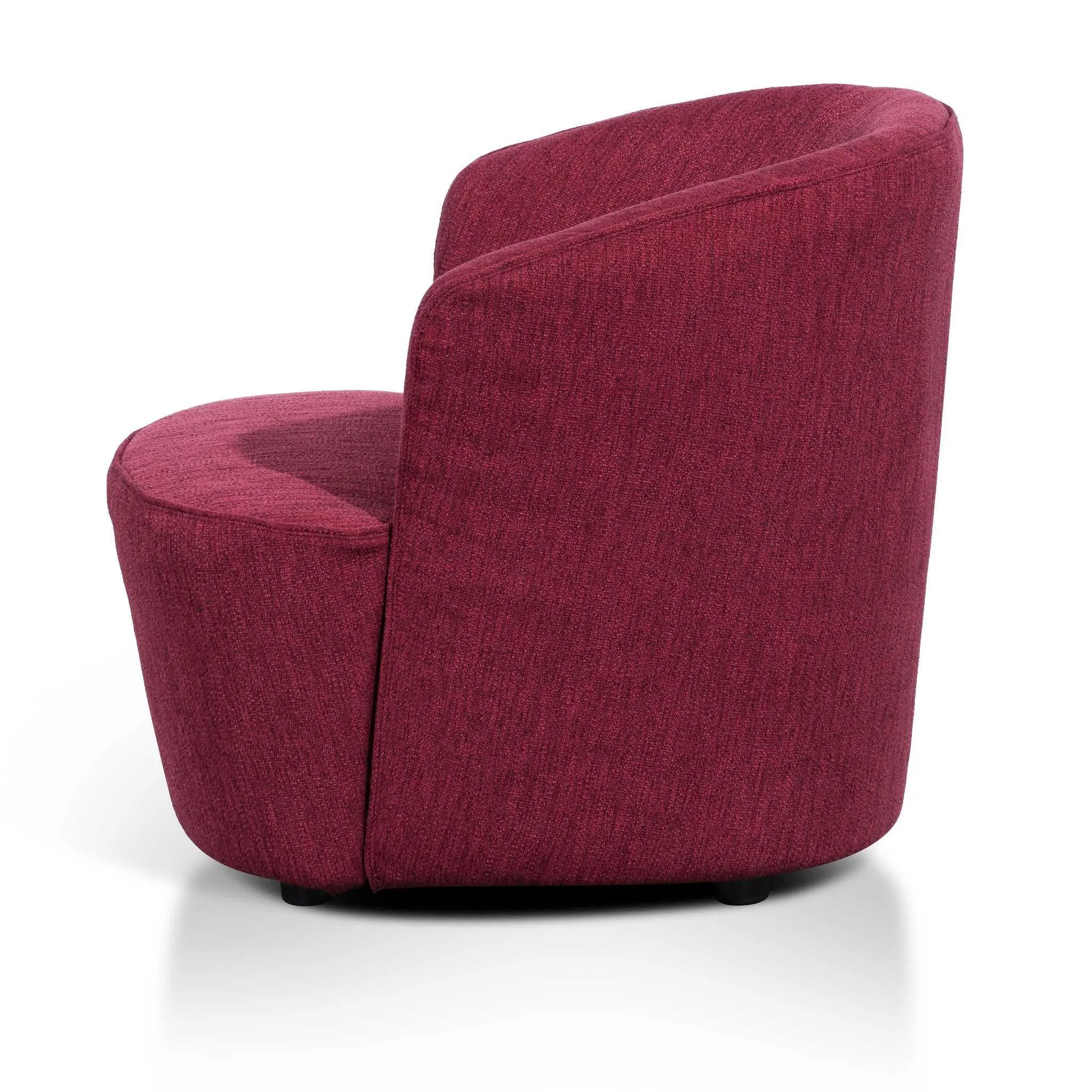 Fabric Armchair - Garnet Red