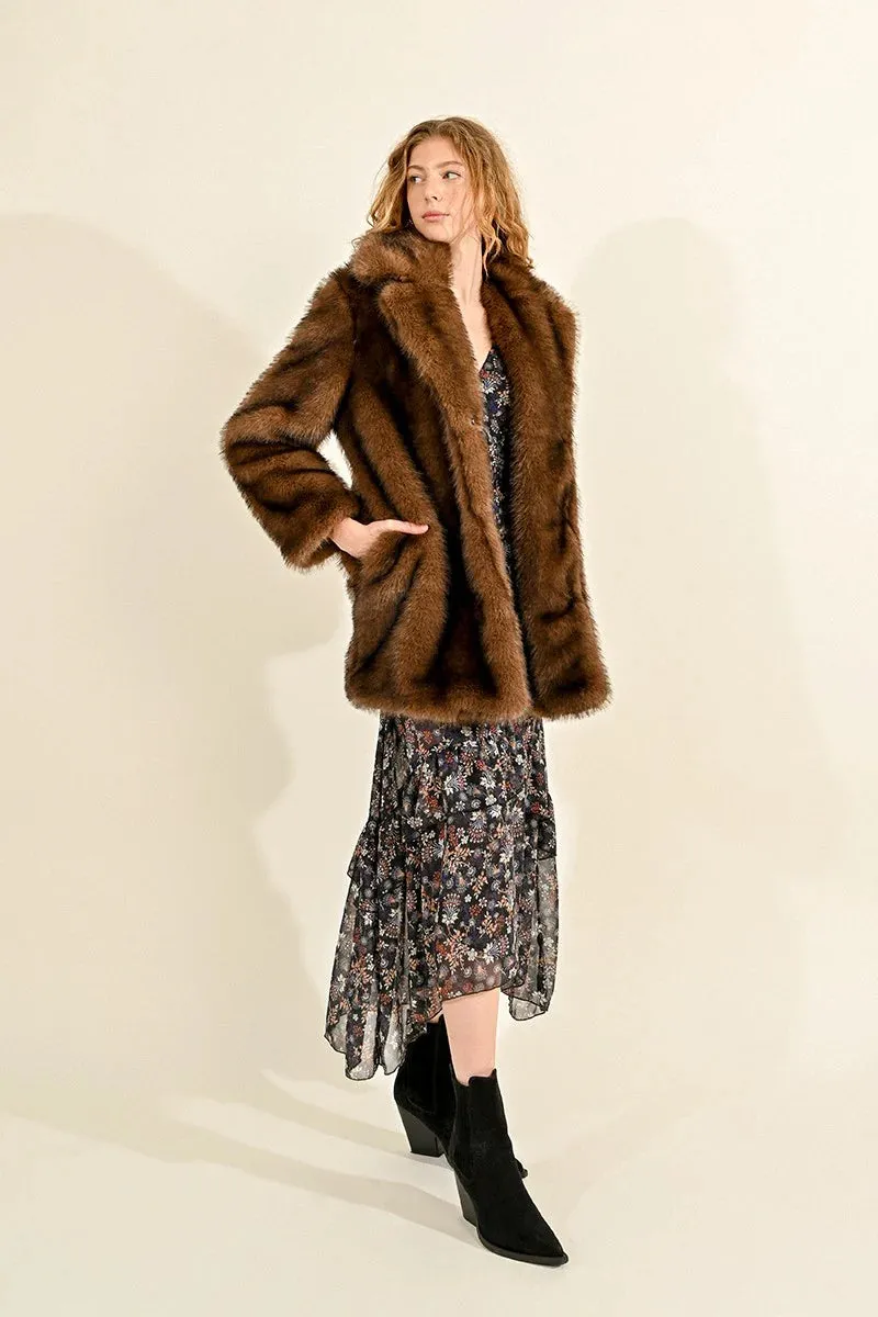 Faux Fur Coat