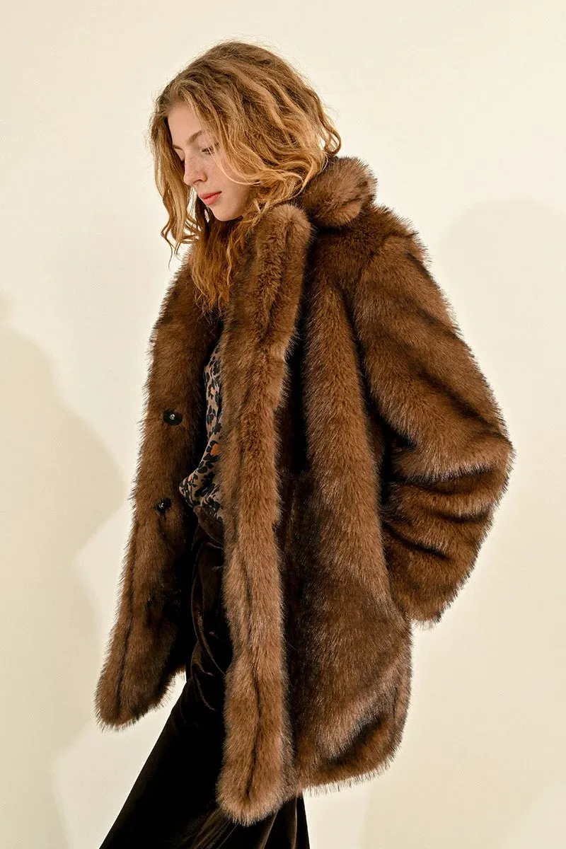 Faux Fur Coat