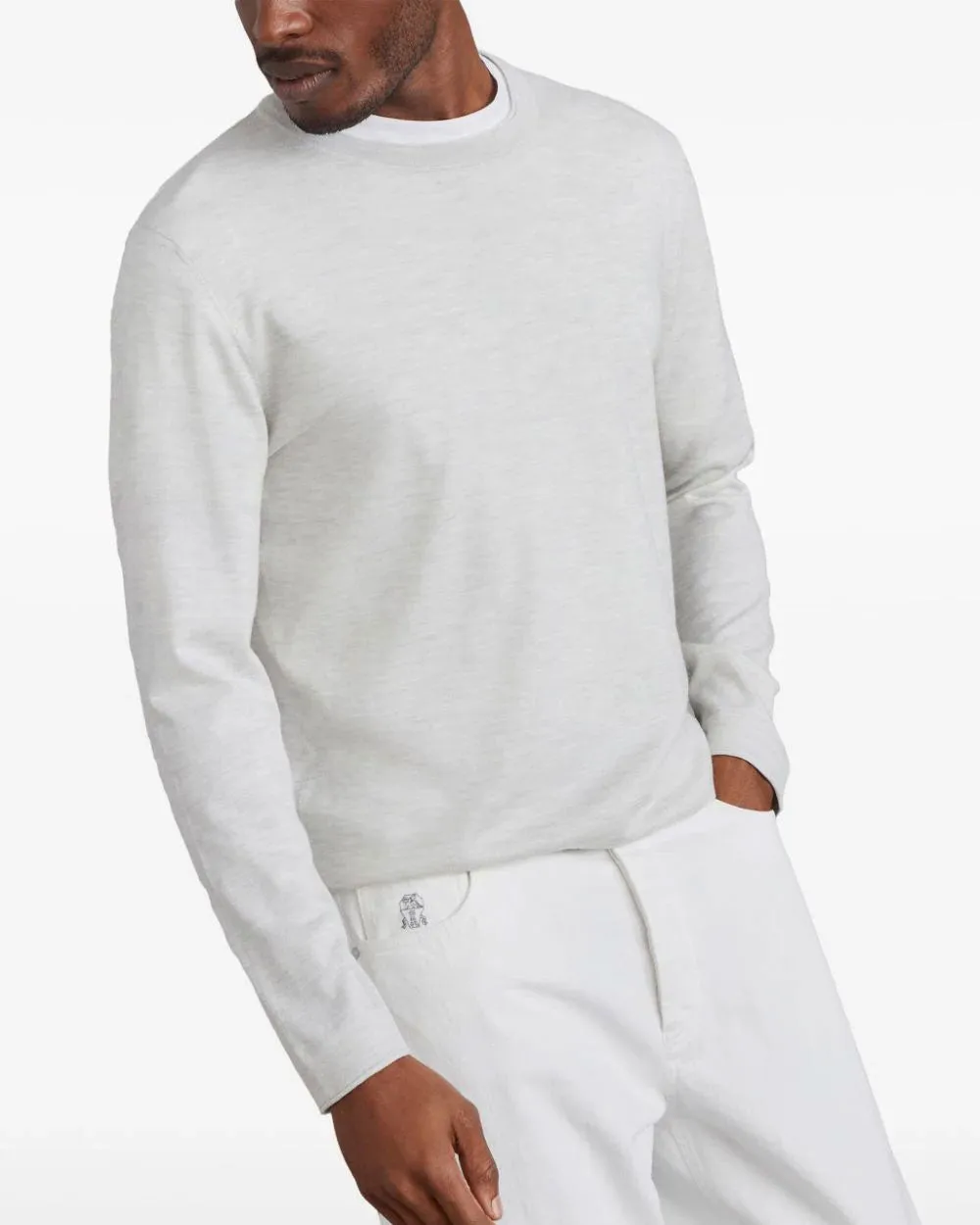 Fog Grey Lightweight Sweater