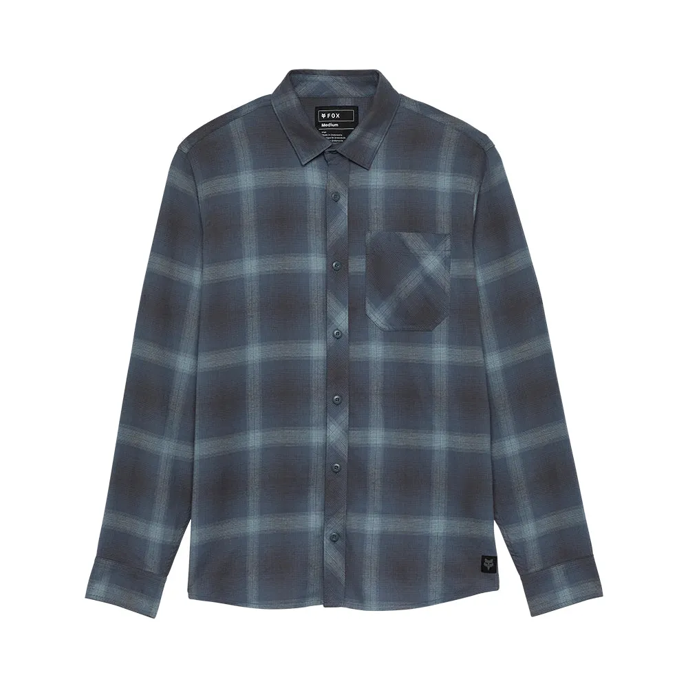 FOX SURVIVALIST STRETCH FLANNEL LS SHIRT [GUNMETAL]