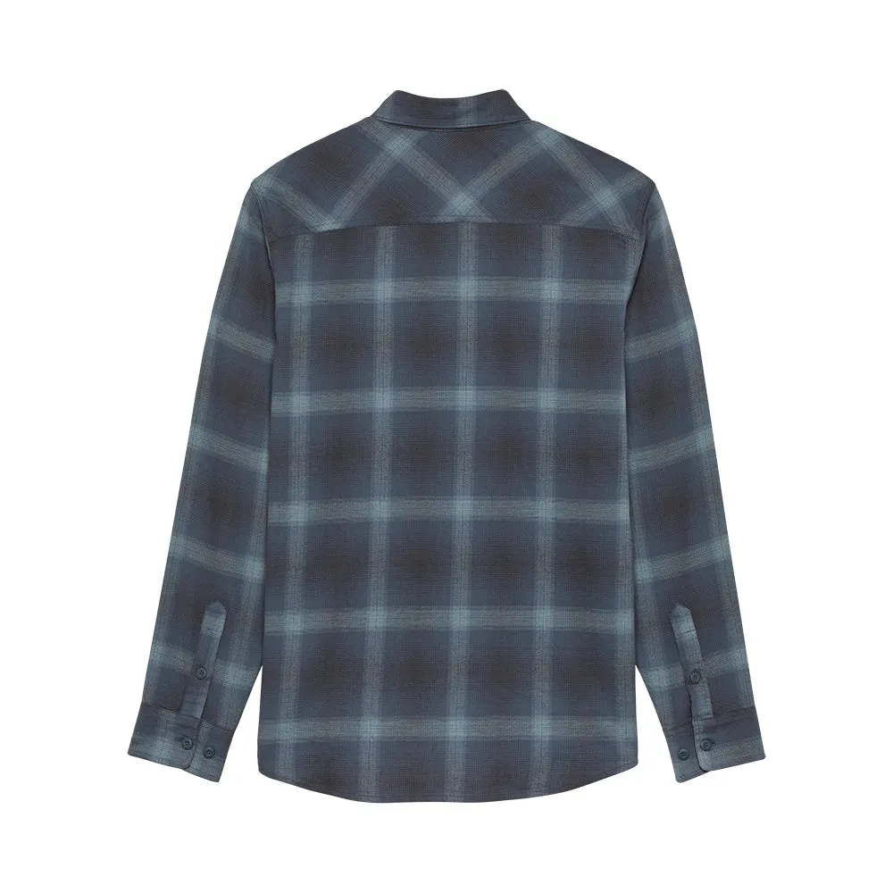 FOX SURVIVALIST STRETCH FLANNEL LS SHIRT [GUNMETAL]