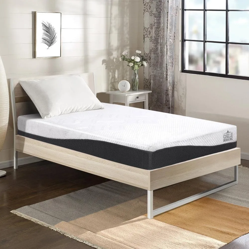 Giselle Bedding Single Size Memory Foam Mattress Cool Gel without Spring