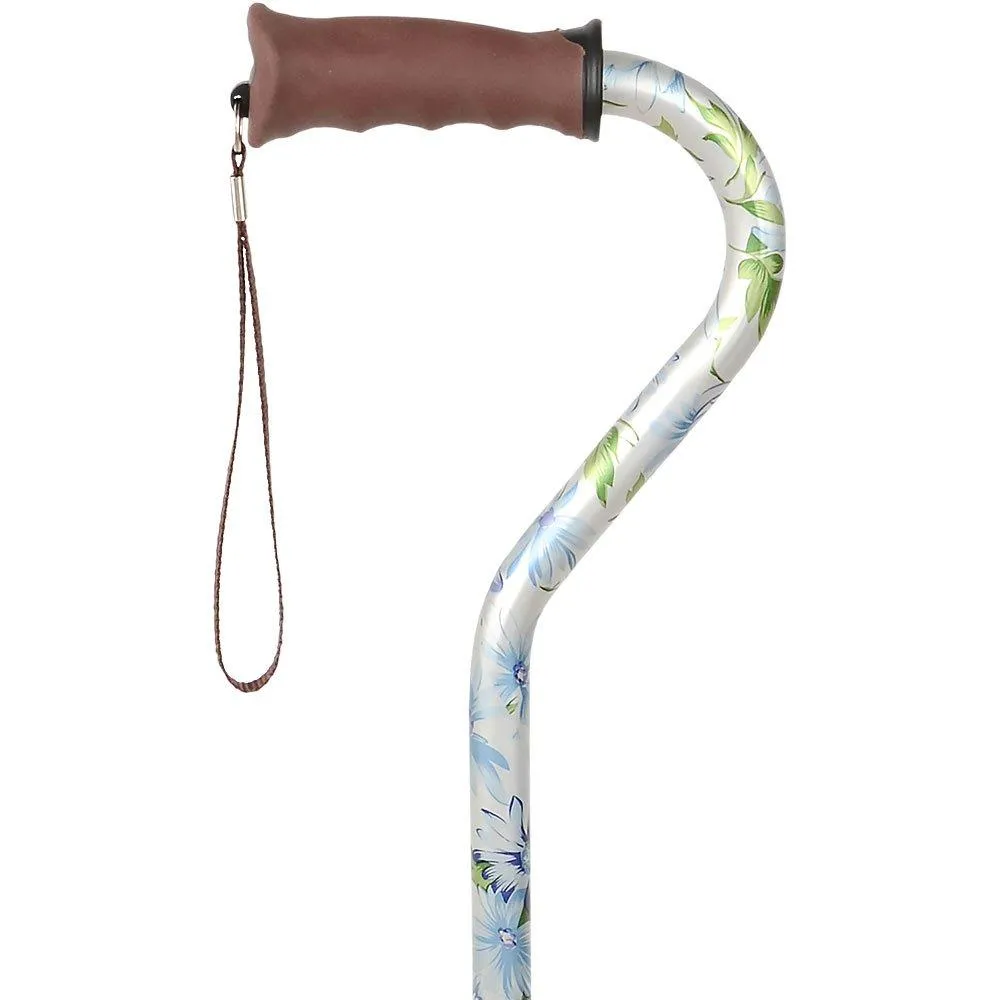 Heavenly Gardens: Supportive Quad Base Cane - Comfort Grip