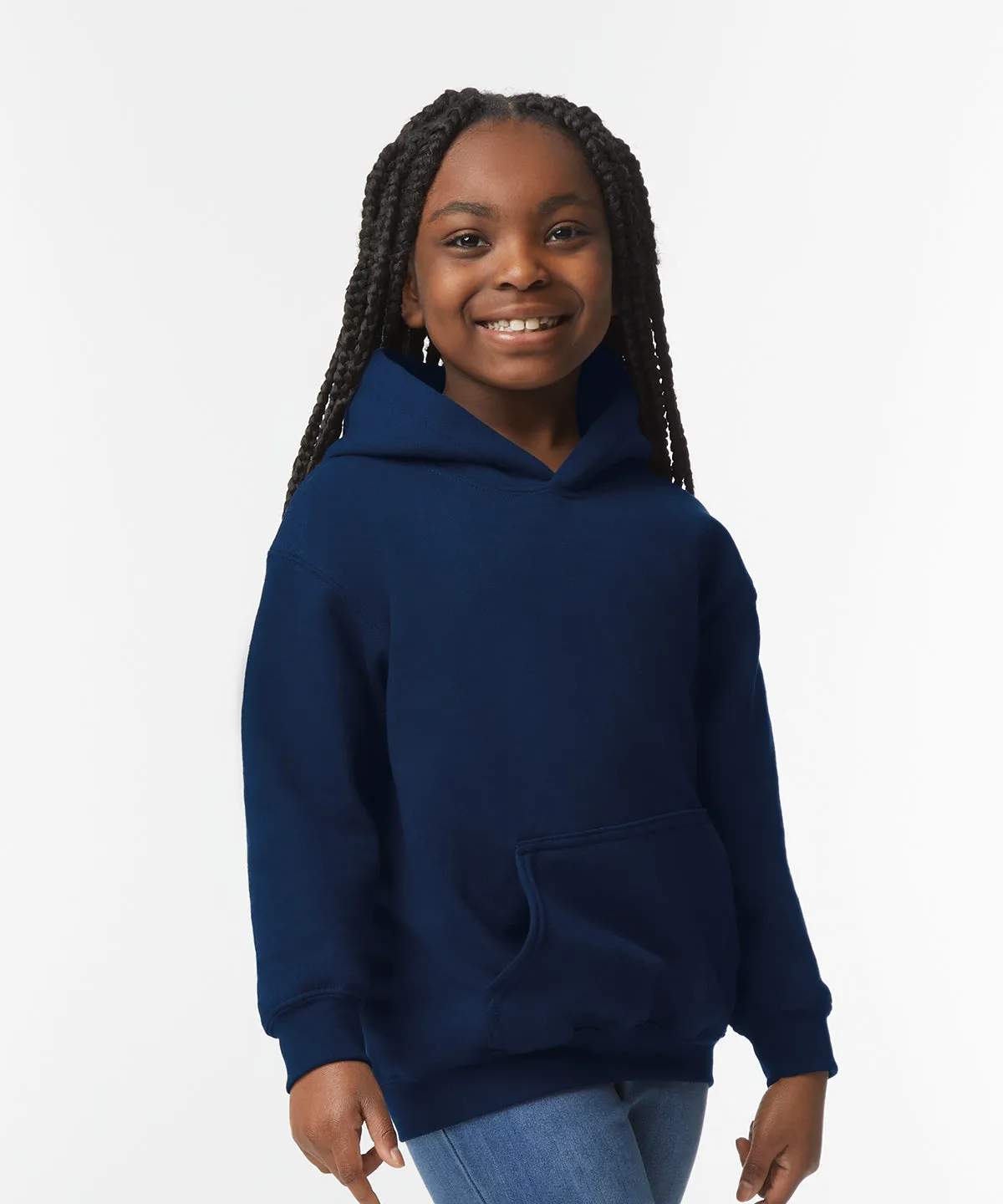 Heavy Blend youth hooded sweatshirt | Irish Green