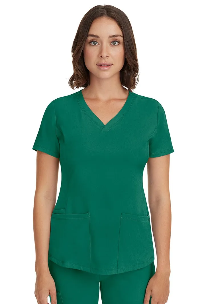 HH Works Women's Scrub Set Monica Top & Petite Rebecca Pant | Hunter