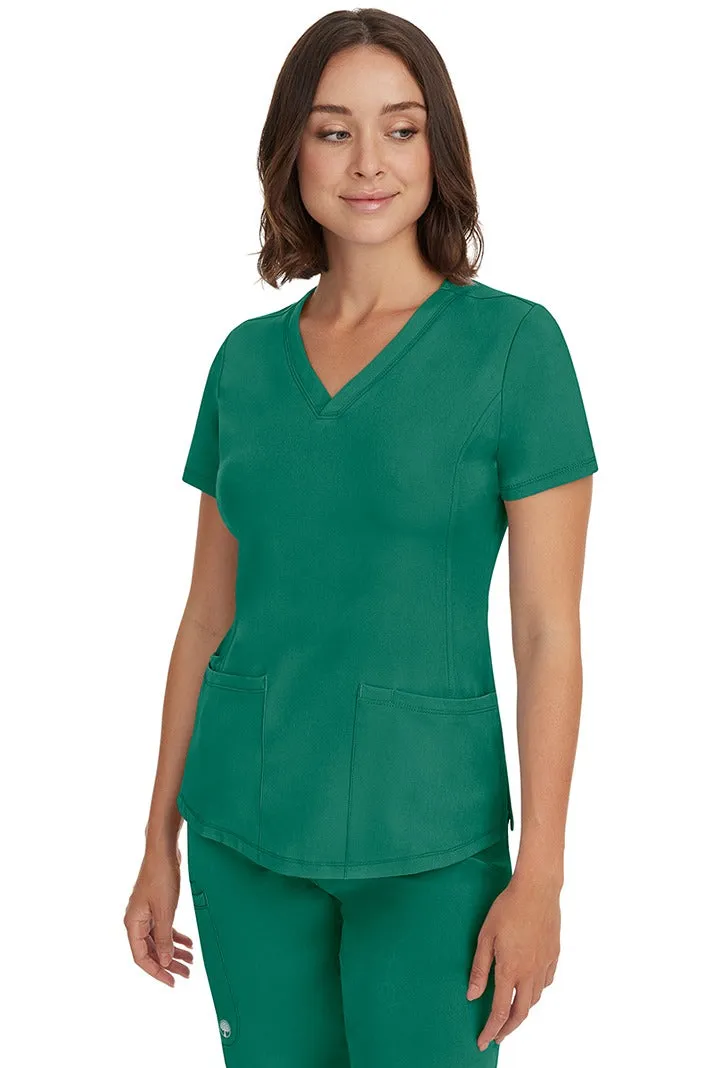 HH Works Women's Scrub Set Monica Top & Petite Rebecca Pant | Hunter