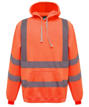 Hi-vis pull-over hoodie (HVK05) | Orange