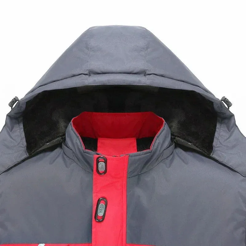 High Quality New Winter Festool Tools Logo Jackets Men Clothing Warm Coat Windproof Thicken Hooded  Outwear Casual Overcoat