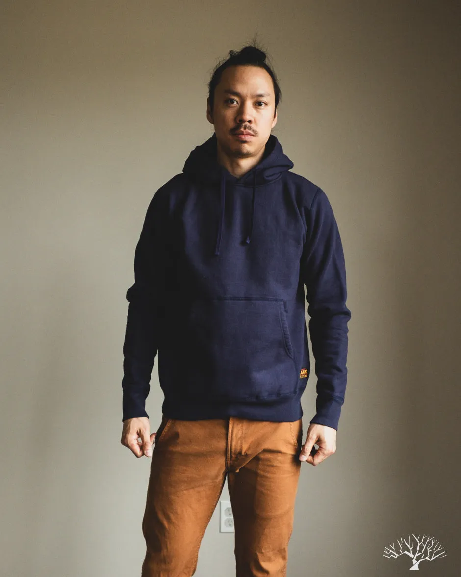 IHSW-49-NAV - 14oz Ultra Heavyweight Loopwheel Hoodie - Navy