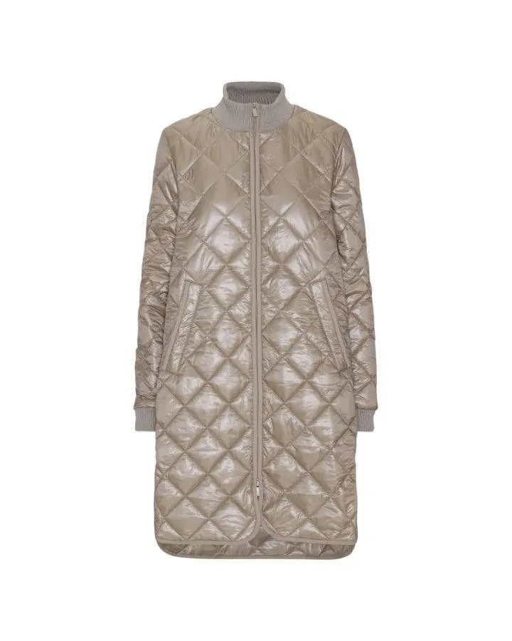 Ilse Jacobsen Pearl02 Quilted Long Jacket