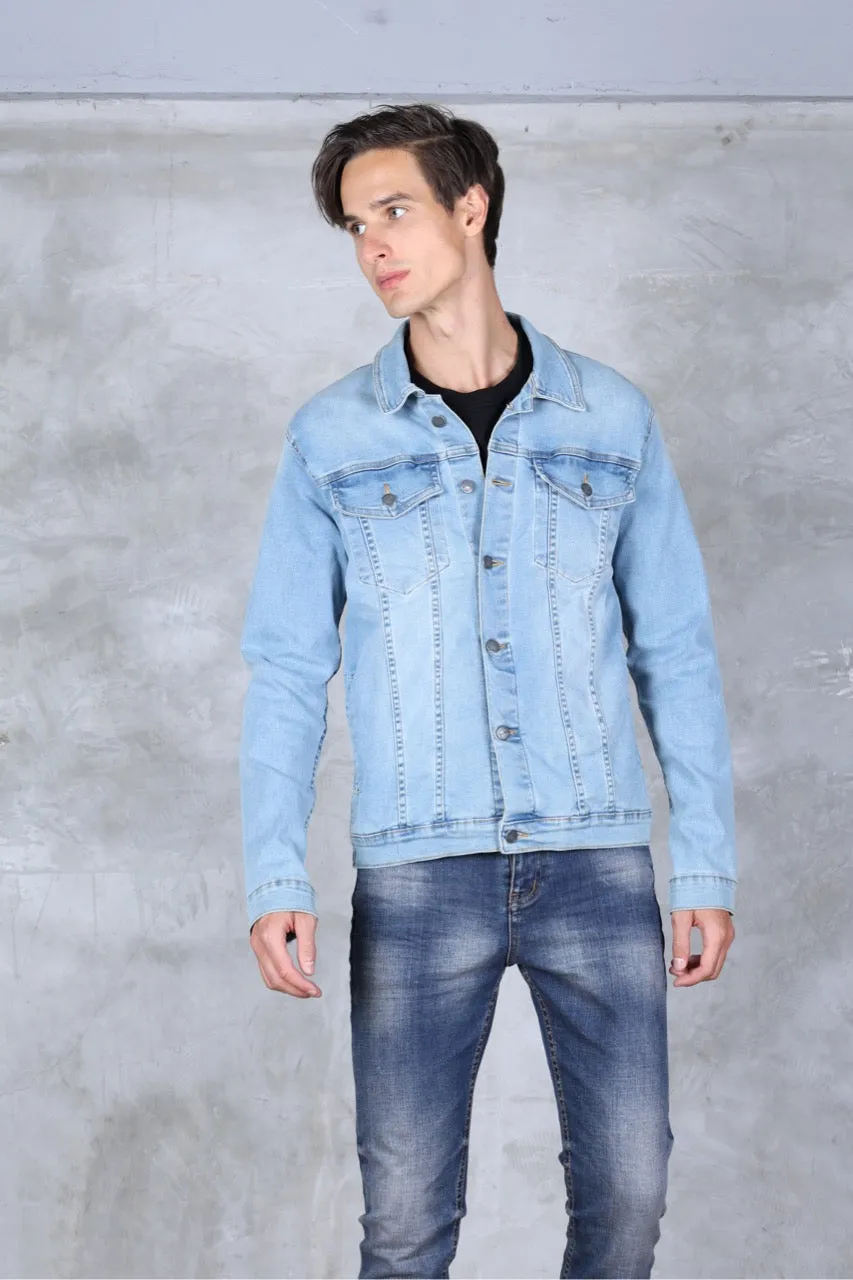 Jack Russel - Men Jackets - Handwerk JK-702 Slim Fit Light Blue