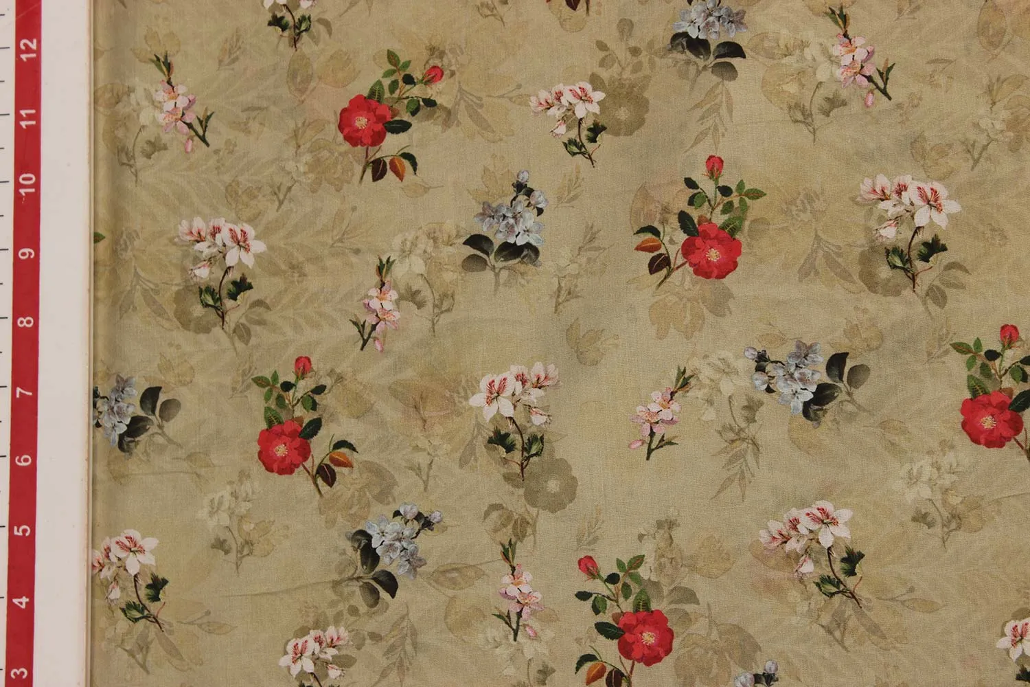 Khaki Cotton Fabric