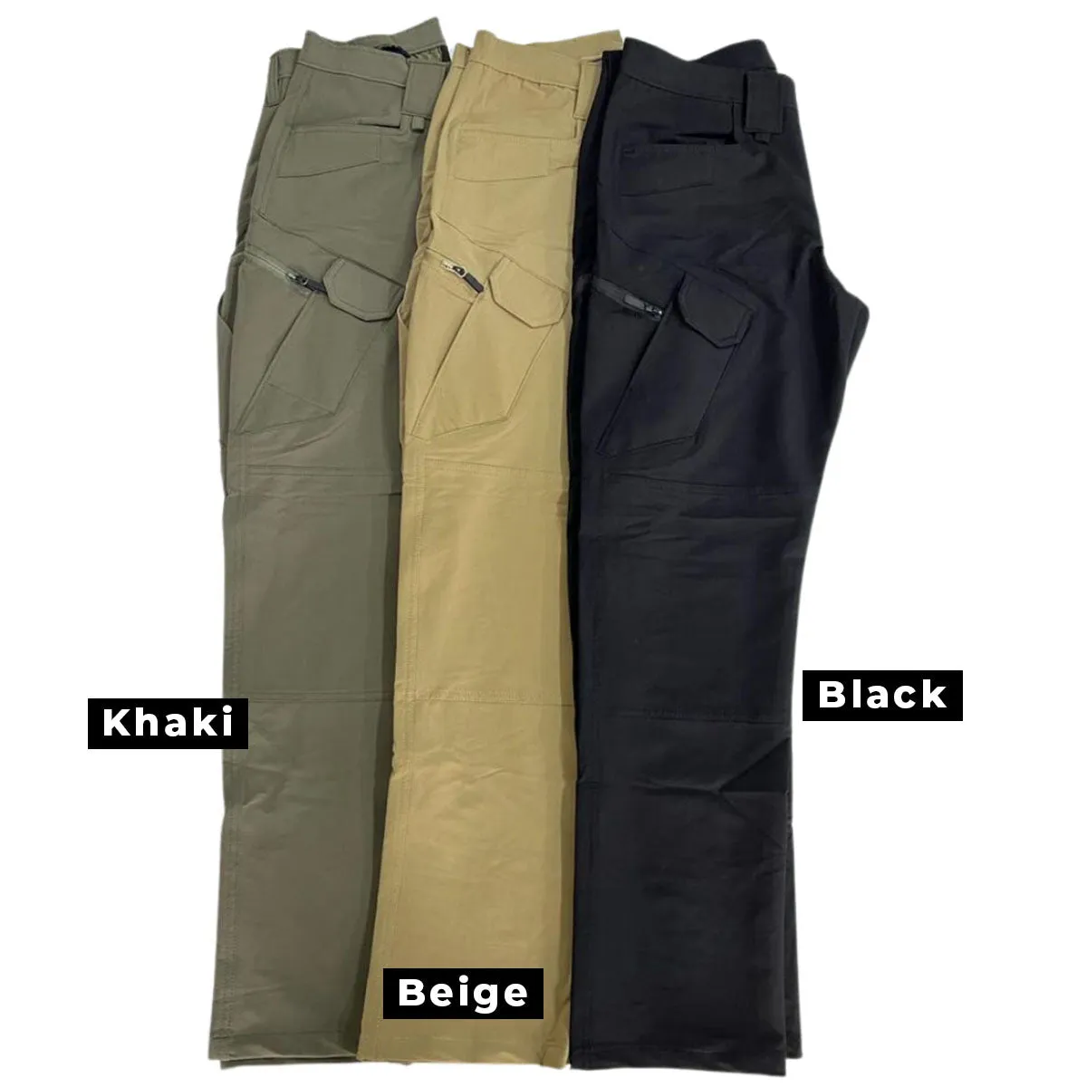 Khaki Water Repellent Trekking Outdoor Tactical Pants