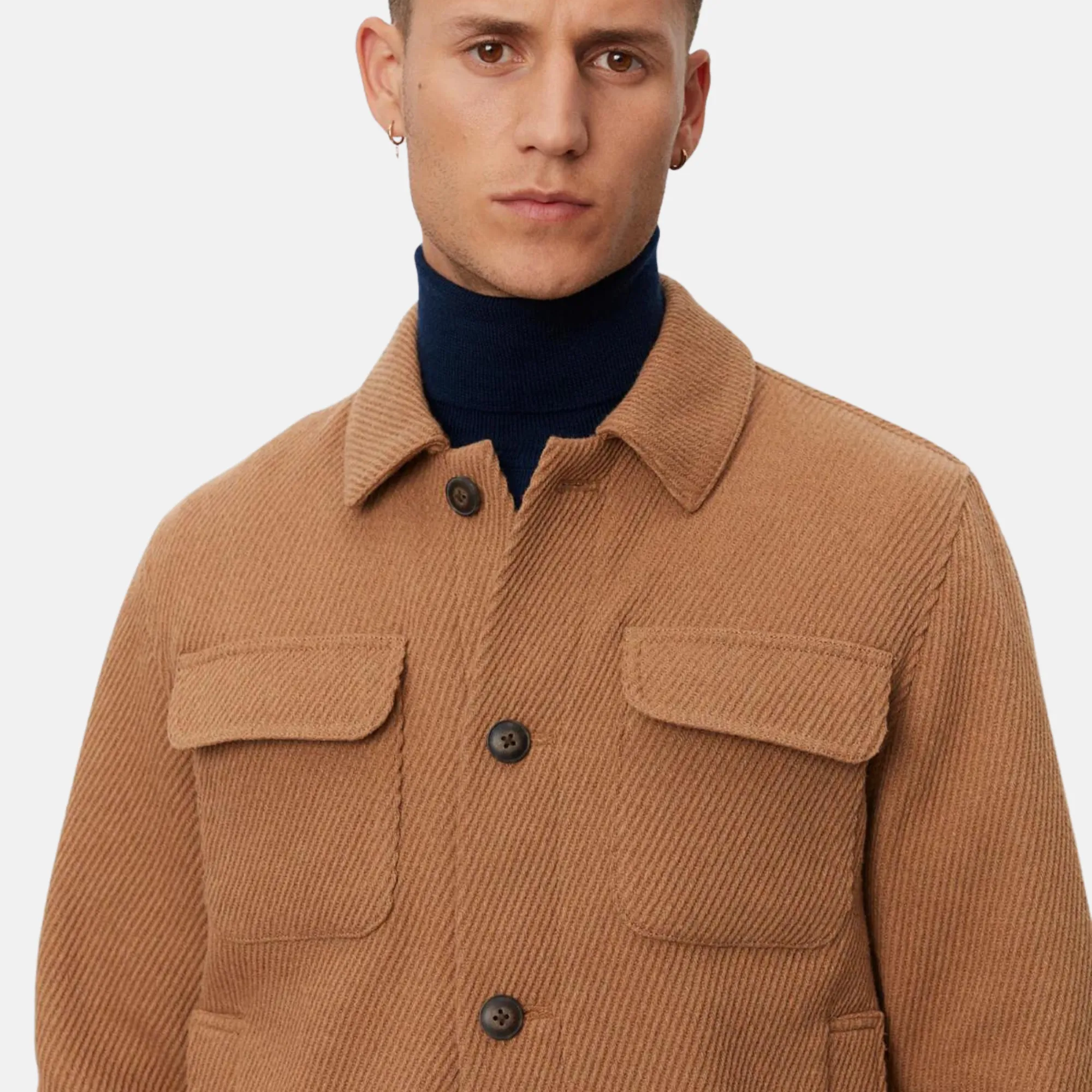 Les Deux Camel Nash 2.0 Wool Hybrid Jacket