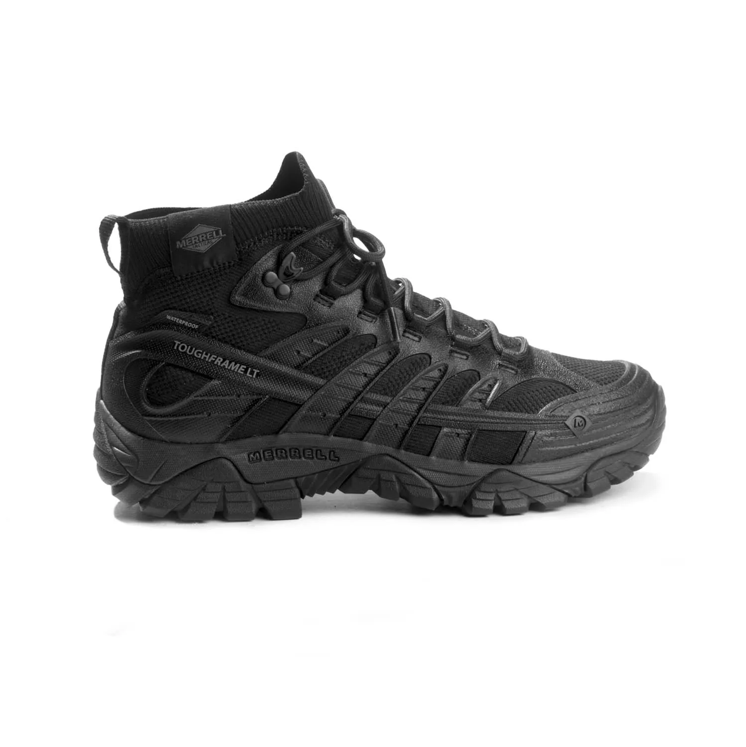 Merrell Moab Velocity Mid Black Waterproof Tactical Boot