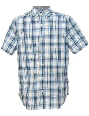 Nautica Blue Classic Checked Shirt - M