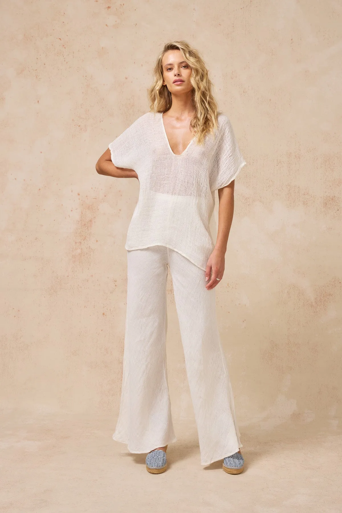 Novo Flare Pant - Brasile Panna