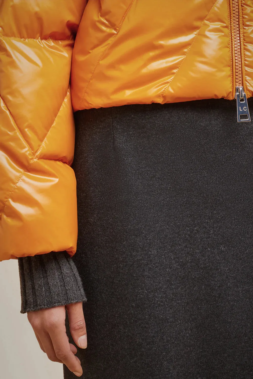 Padded Down Jacket - Calendula