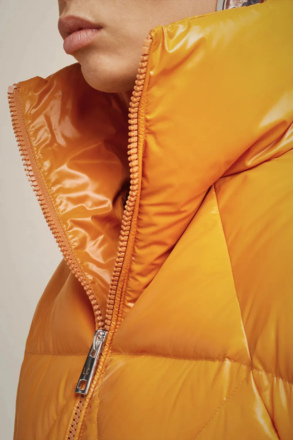 Padded Down Jacket - Calendula