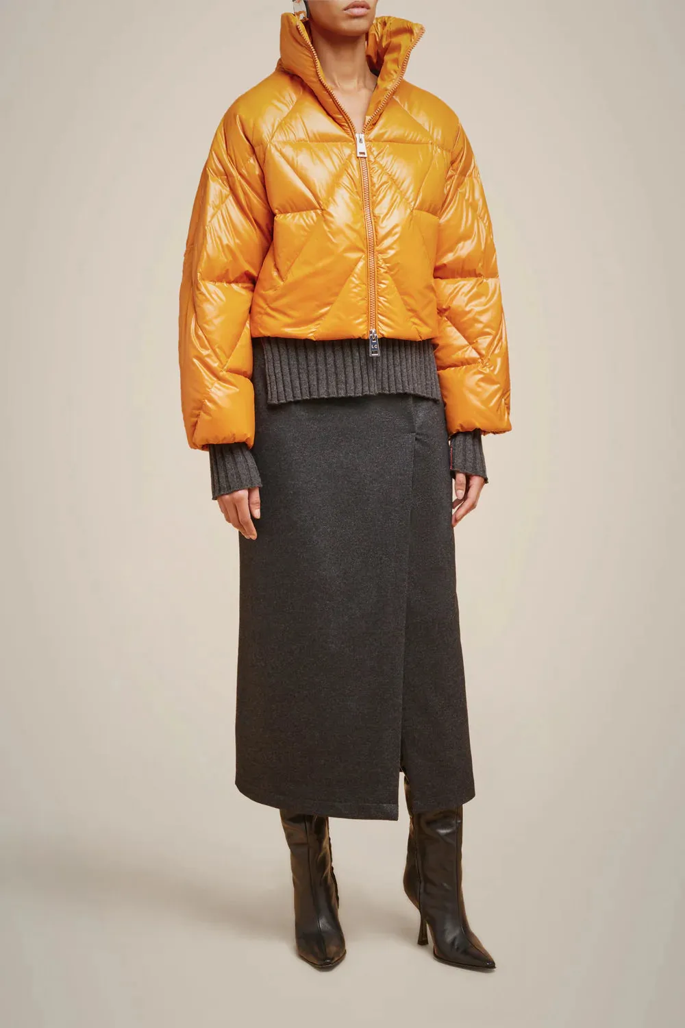 Padded Down Jacket - Calendula