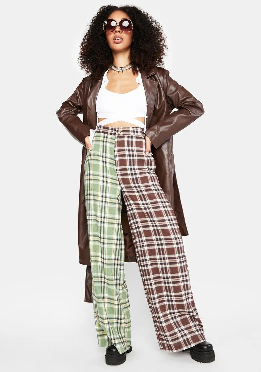 Plaid Laura Trousers