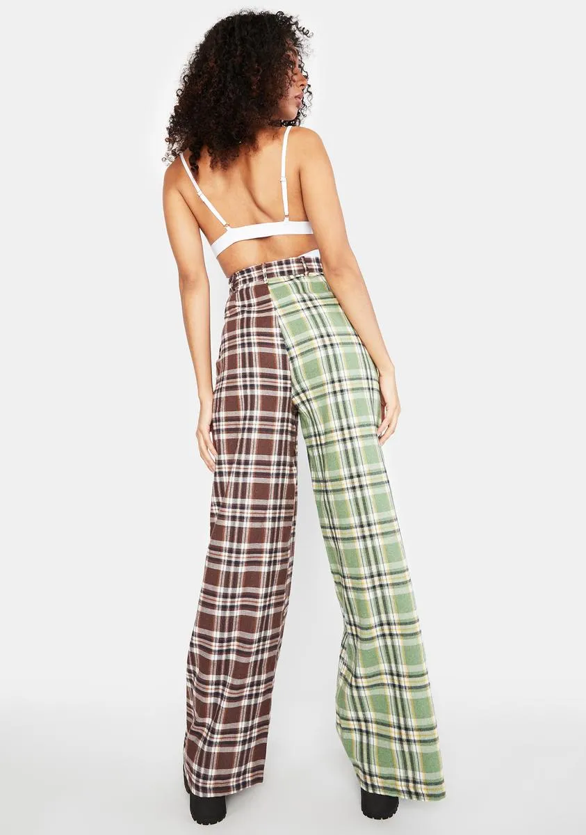 Plaid Laura Trousers