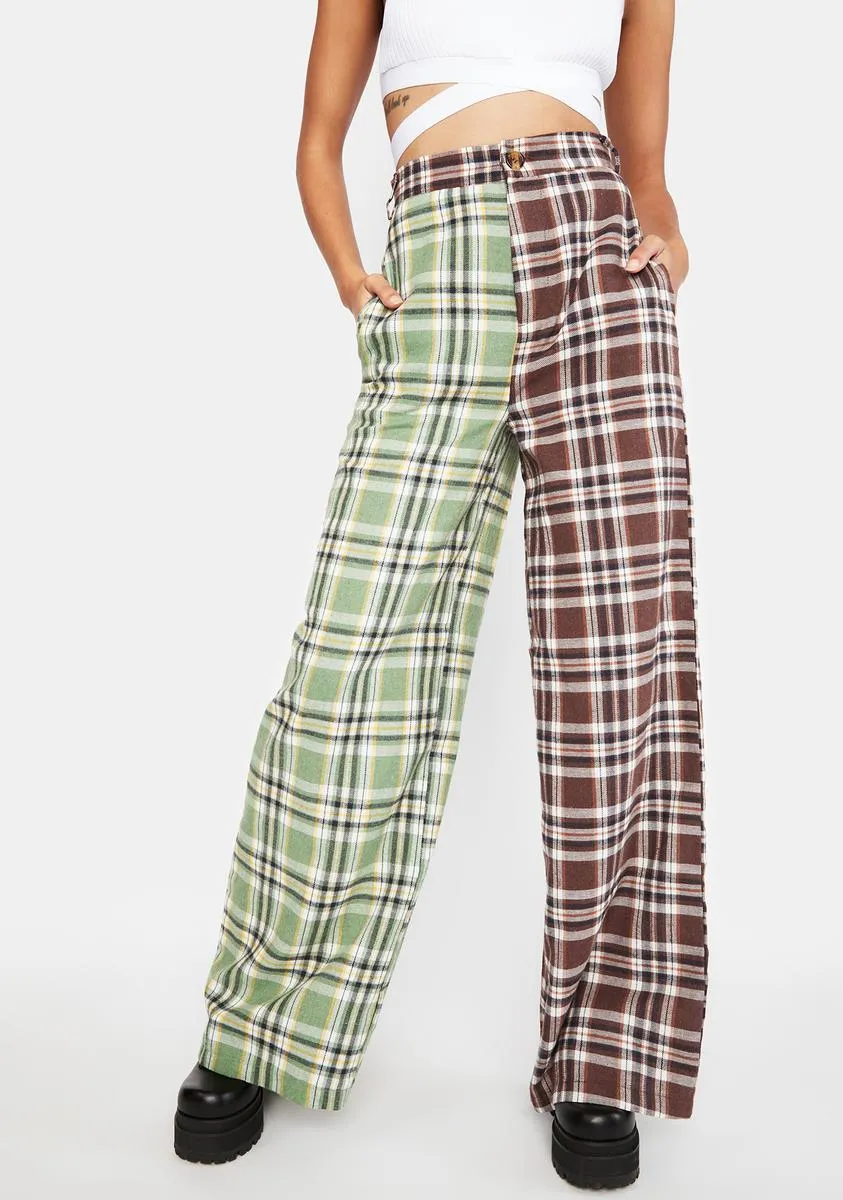 Plaid Laura Trousers