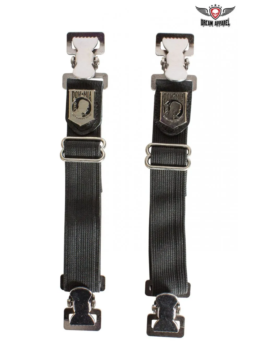 POW MIA Alligator Boot Clips