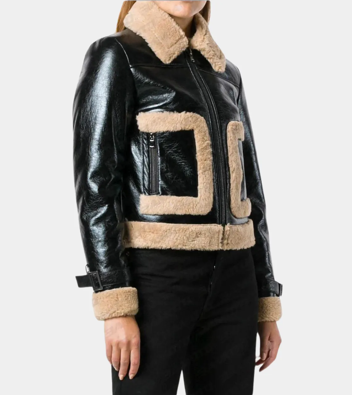 RAF Aviator Women's Shearling Leather Jacket