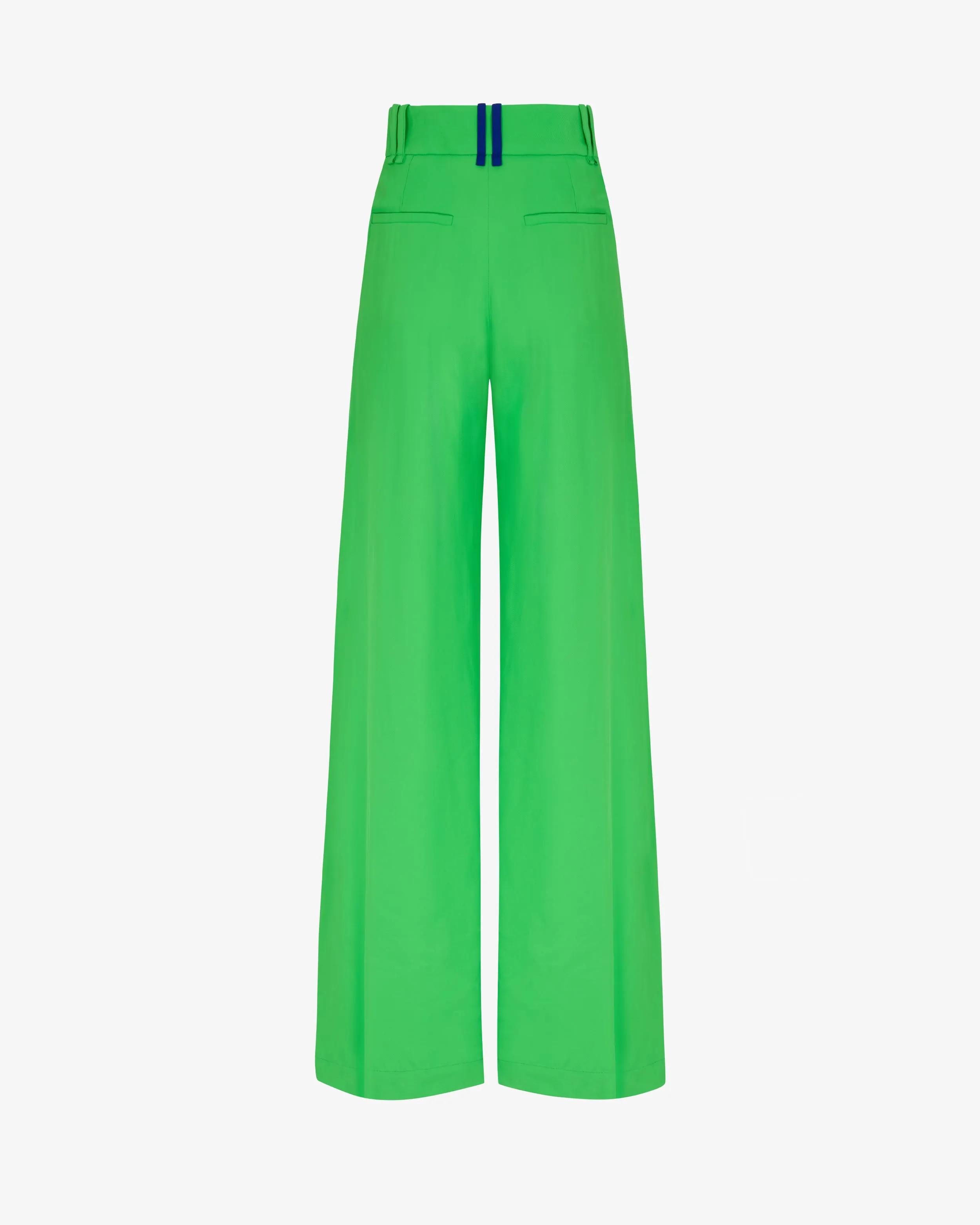 Relaxed Wide Leg Trouser - Bright Green