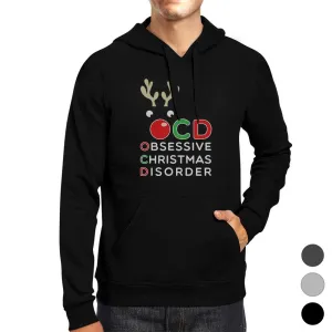 Rudolph OCD Unisex Pullover Hoodie Christmas Outfit Holiday Gifts