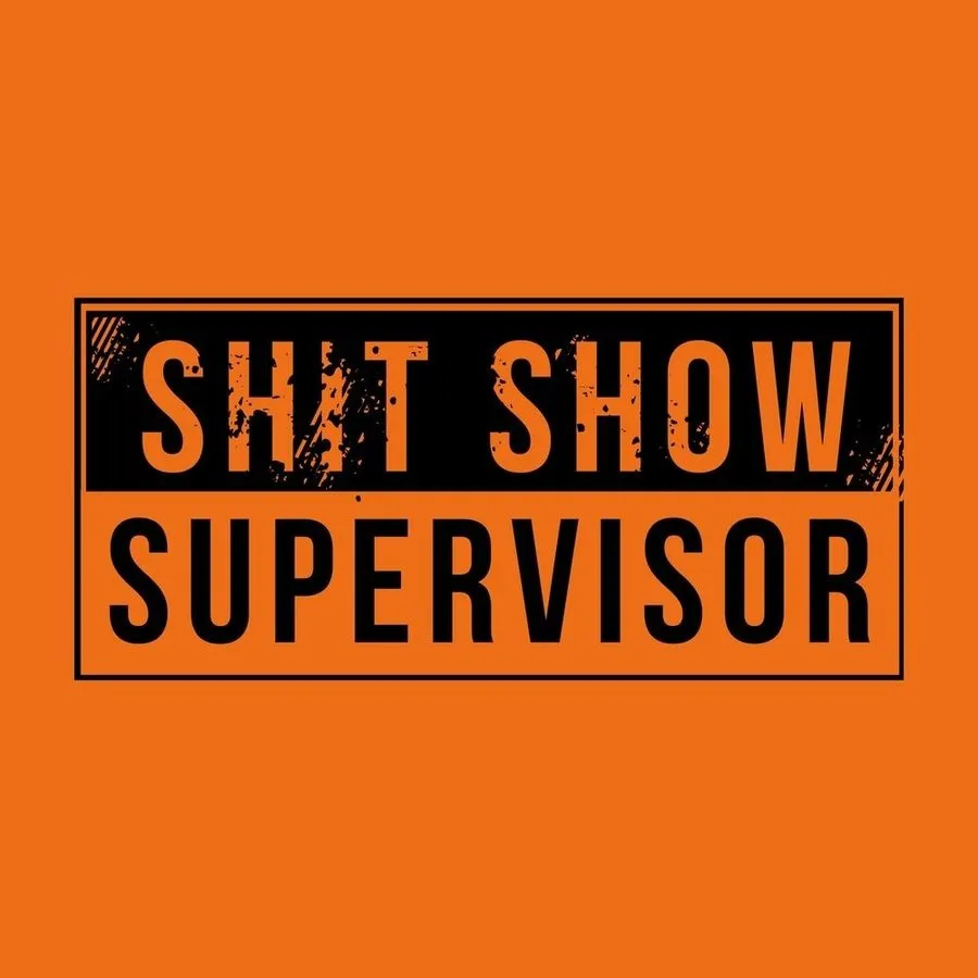 Sh*t Show Supervisor Hoodie - Safety Orange