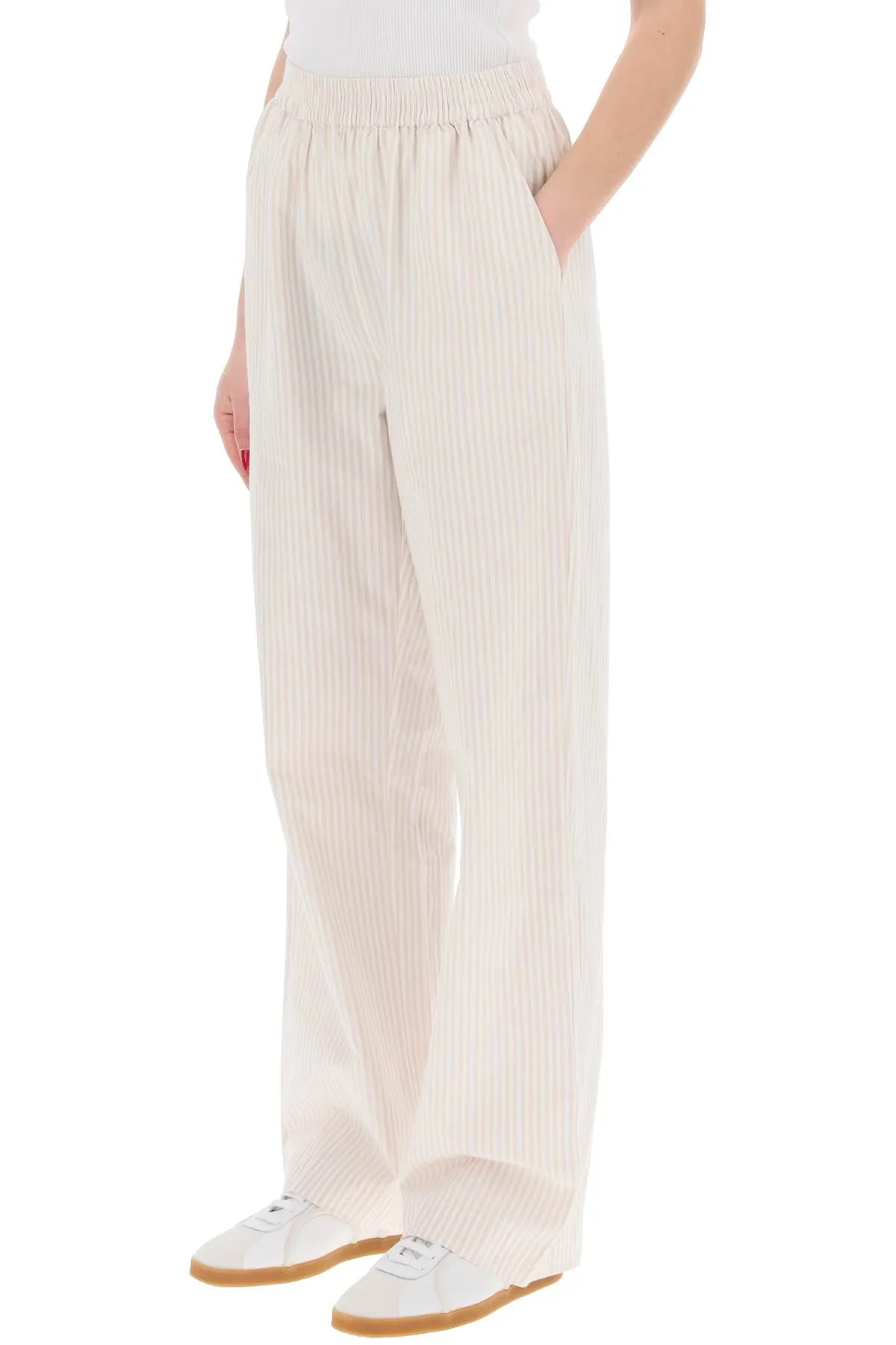 Skall Studio Organic Cotton Striped Claudia Pants