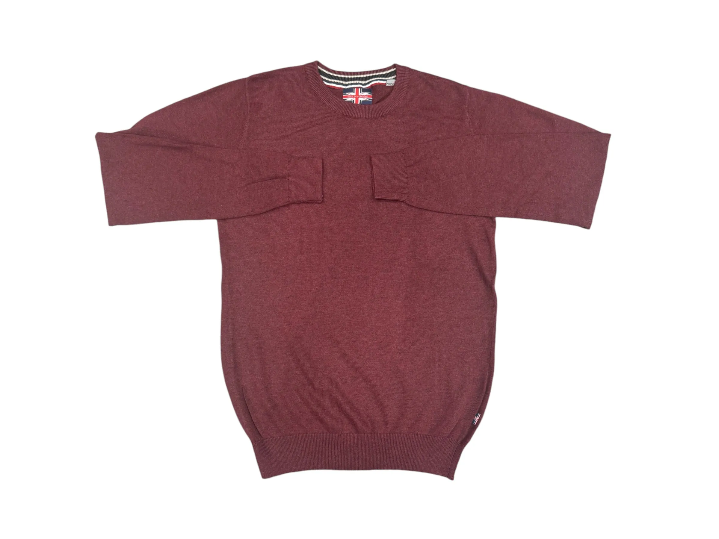 Soul of London Lightweight Crew | Burgandy