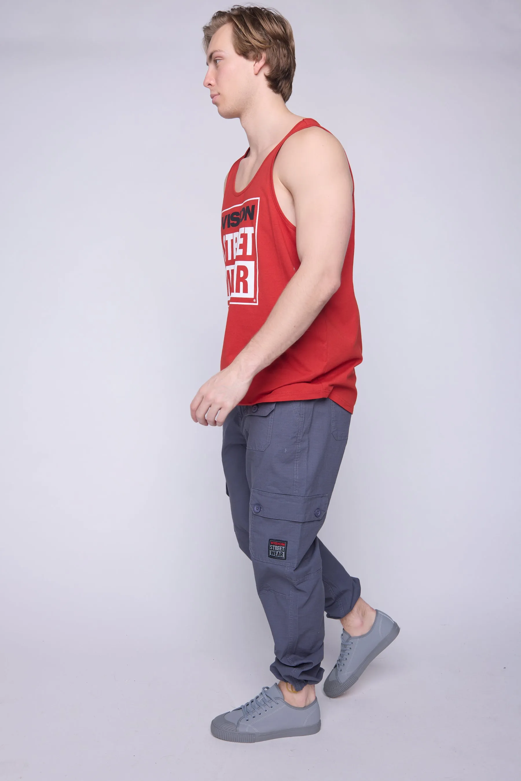 Tank Top Classic Box Logo - Red