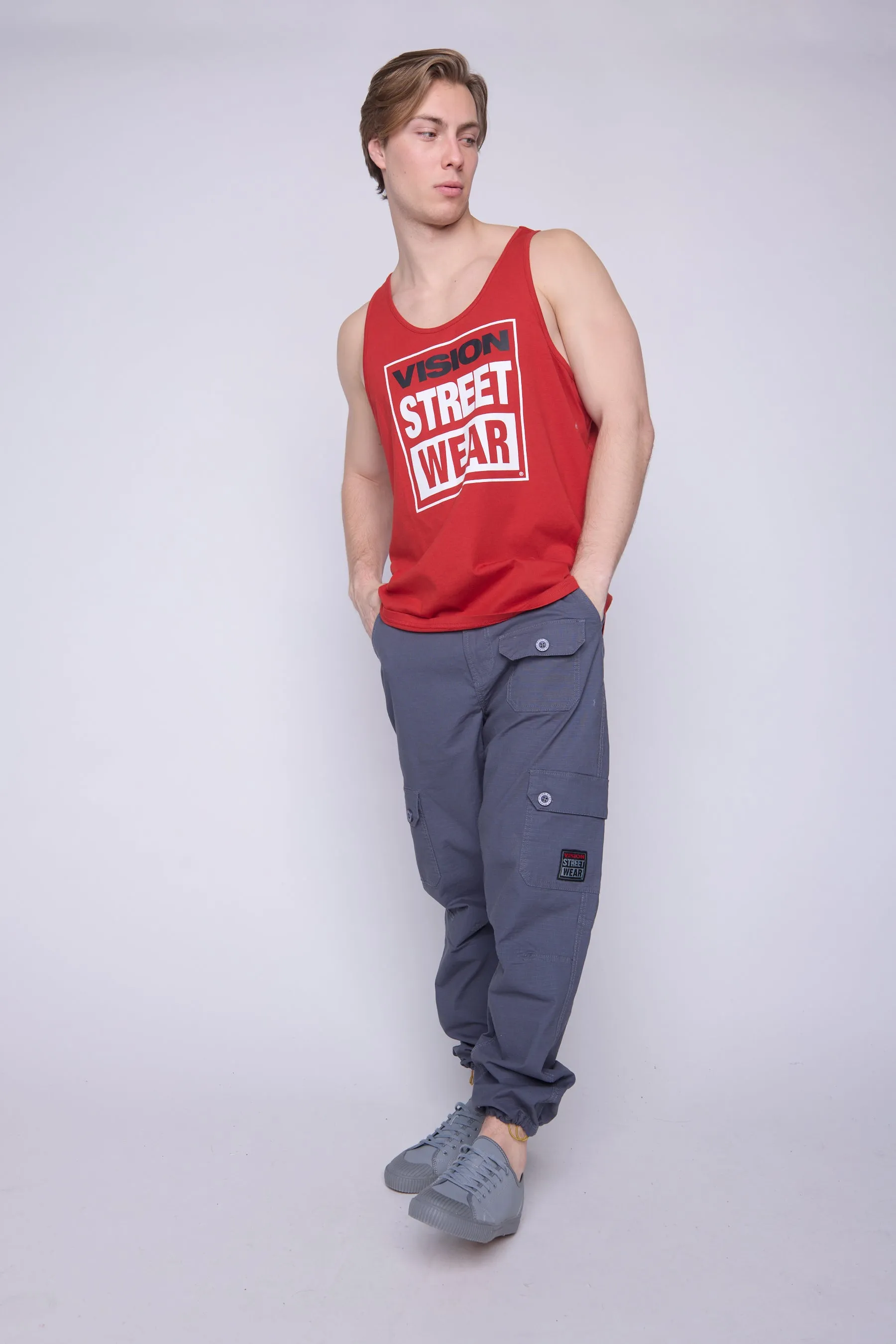 Tank Top Classic Box Logo - Red