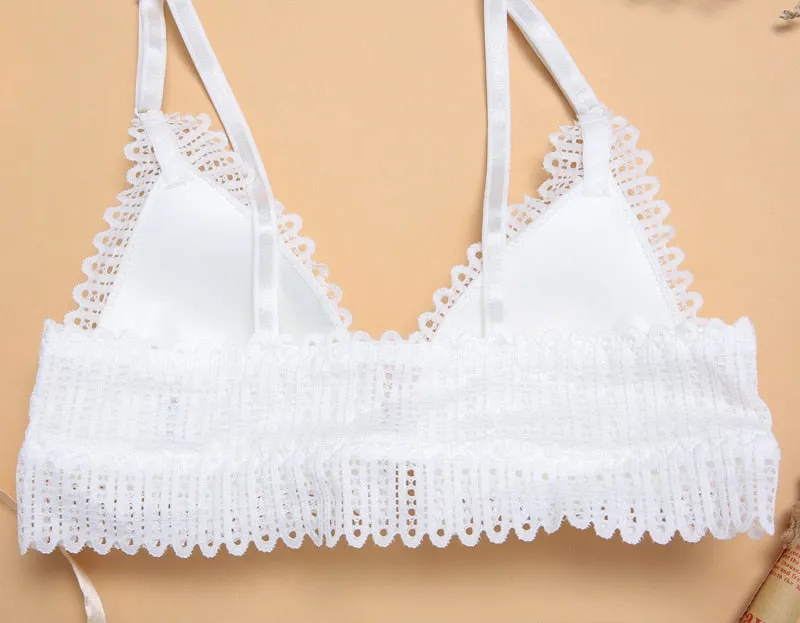 TEEK - Triangle Front Close Lace Bra