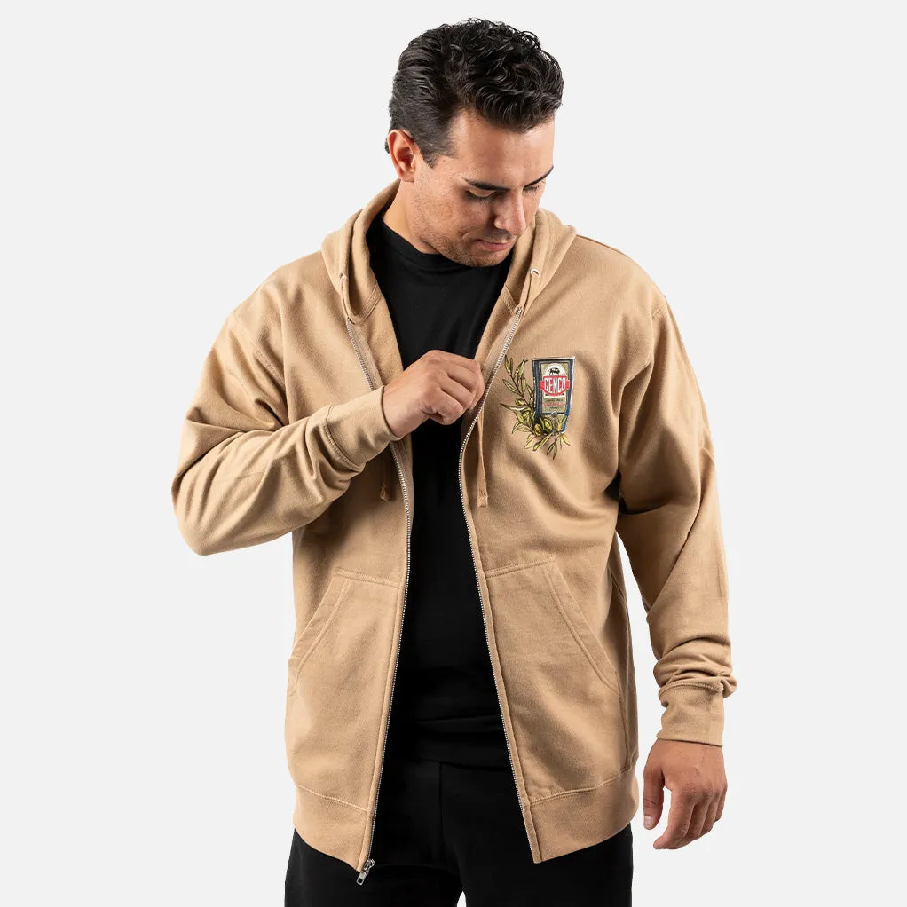 THE GODFATHER GENCO OLIVE OIL ZIP HOODIE